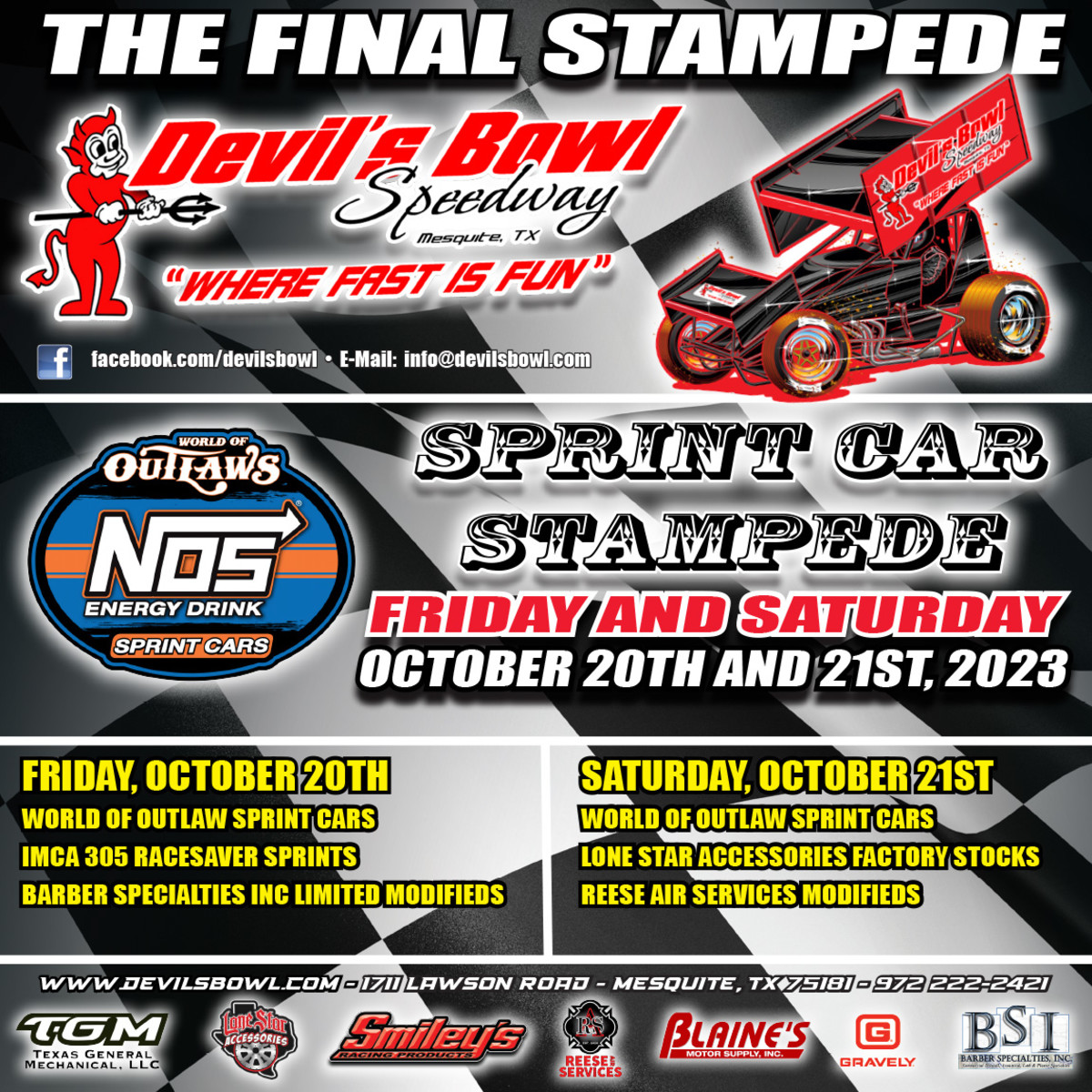 Final race at Devil's Bowl Speedway